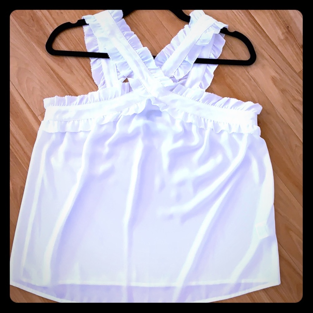Jcrew Ruffle Top